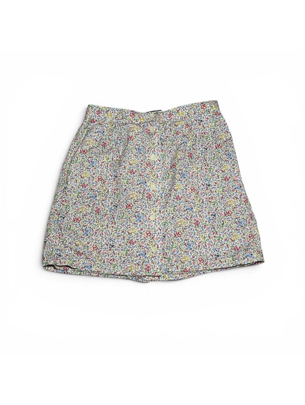 Vintage Liz Claiborne LizSport Floral Cotton Skort Size 14